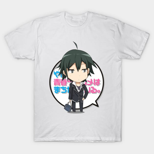 Hikigaya Hachiman T-Shirt by Beastlykitty